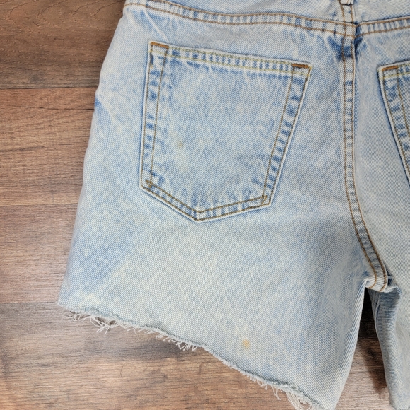 🆕️ GRLFRND Jourdan Distressed Button Fly Jean Shorts **FLAW** - Picture 5 of 10